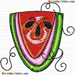 Watermelon 9 Embroidery Design