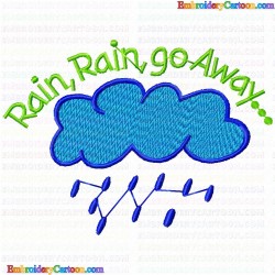 Weather 2 Embroidery Design