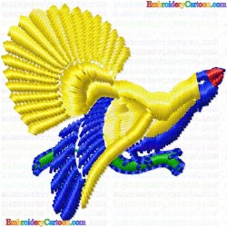 Wild Turkey Bird 6 Embroidery Design