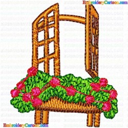 Windows 5 Embroidery Design