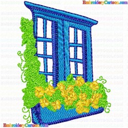 Windows 6 Embroidery Design