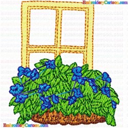 Windows 9 Embroidery Design