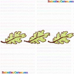 leaves 101 Embroidery Design