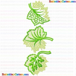 leaves 154 Embroidery Design