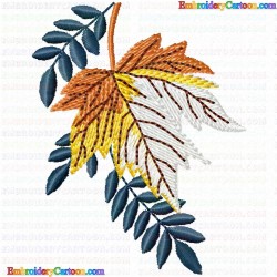 leaves 163 Embroidery Design