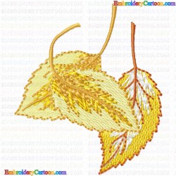 leaves 185 Embroidery Design