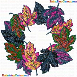 leaves 191 Embroidery Design