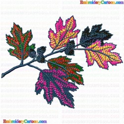 leaves 197 Embroidery Design