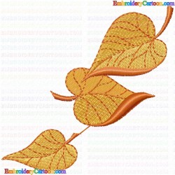 leaves 20 Embroidery Design