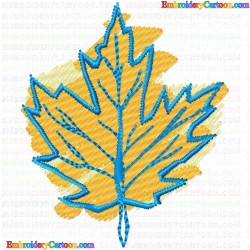 leaves 219 Embroidery Design