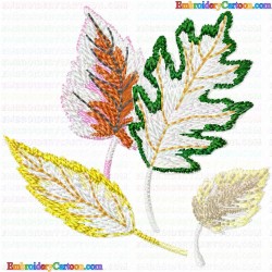 leaves 230 Embroidery Design