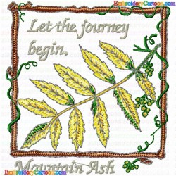 leaves 23 Embroidery Design