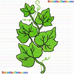 leaves 258 Embroidery Design