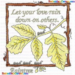 leaves 26 Embroidery Design