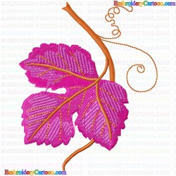 leaves 270 Embroidery Design