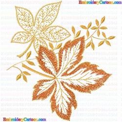 leaves 281 Embroidery Design