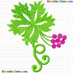 leaves 283 Embroidery Design