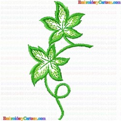 leaves 284 Embroidery Design