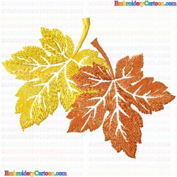 leaves 3 Embroidery Design