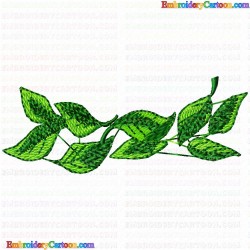 leaves 47 Embroidery Design