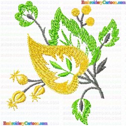 leaves 50 Embroidery Design