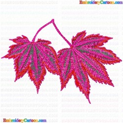 leaves 63 Embroidery Design