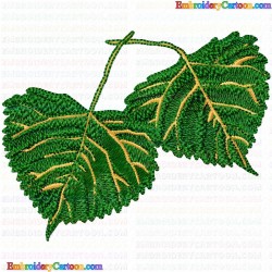 leaves 67 Embroidery Design