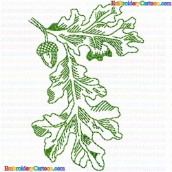 leaves 82 Embroidery Design