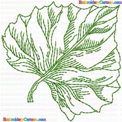 leaves 83 Embroidery Design